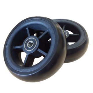 FrogsLegs 車椅子４インチキャスター/ゴールド 未使用新品 Frog Legs 車椅子用ワイドアルミキャスター 4インチ