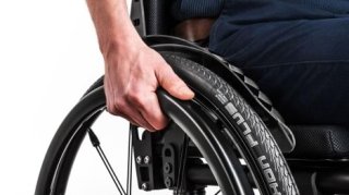 自走用 車椅子 チタン ハンドリム エンボス仕上げ スピナジー 2本 6本