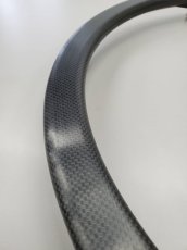 画像2: Carbon フラットフェイスハンドリム 24" (2)