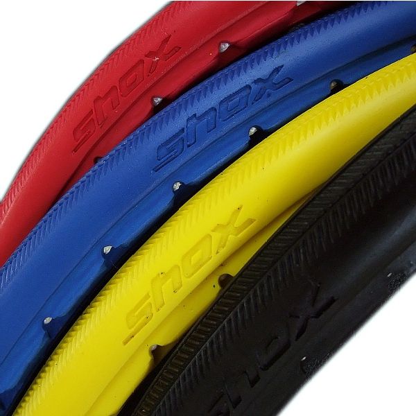 SHOX　Solid Colored Tires　（車椅子生活用ノーパンクタイヤ）